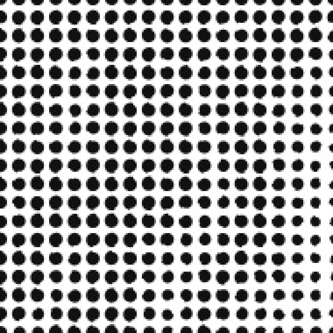Close-up of the Dot style