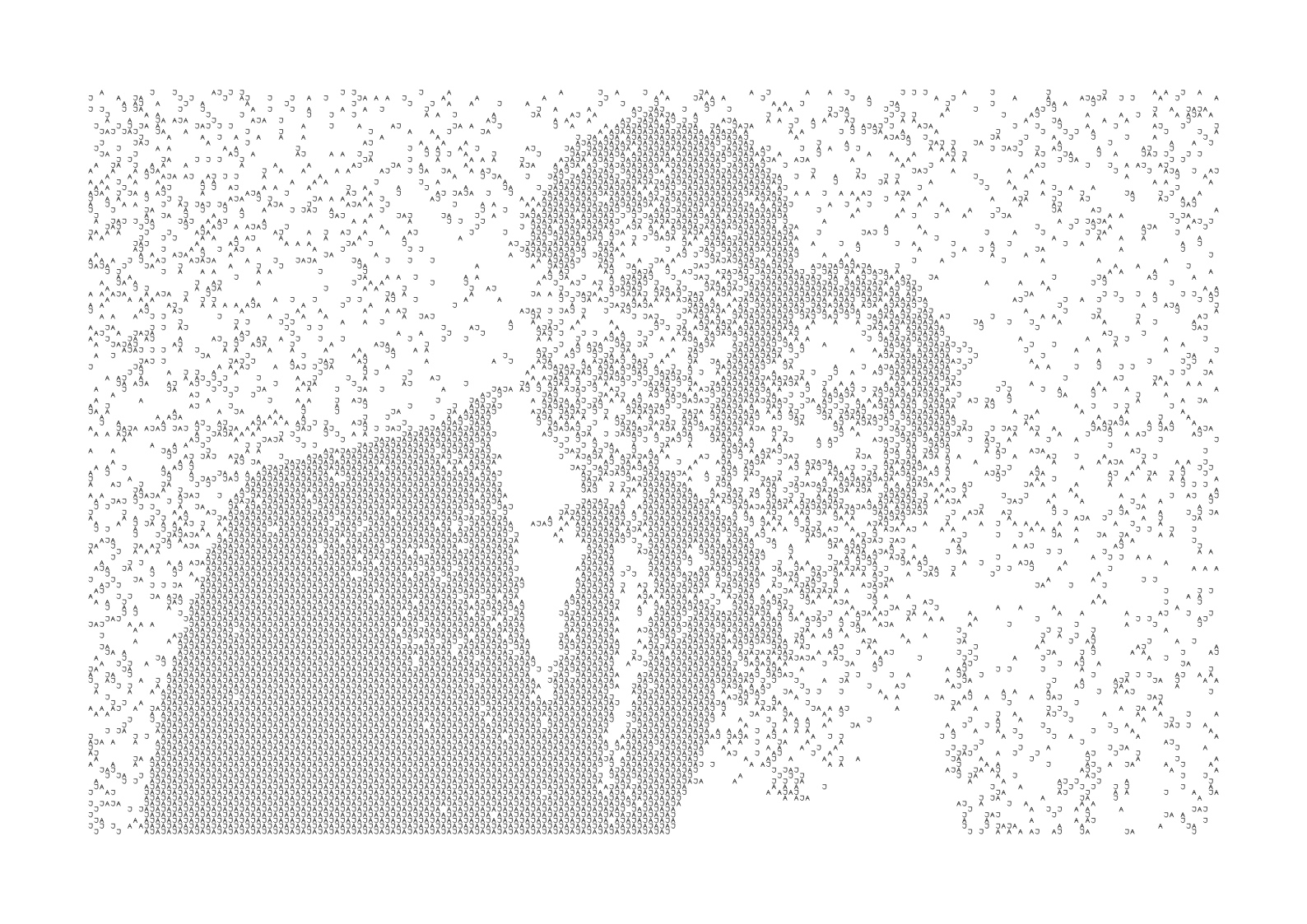 Wedding portrait drawn entirely from two tiny initials